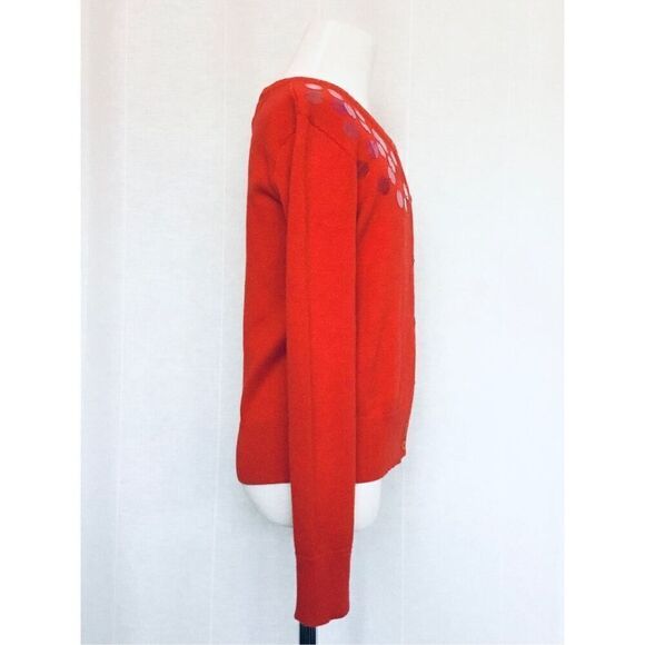 S A S H A Upcycled Girls 8/10 Red Sequined Cardigan - Picture 2 of 5